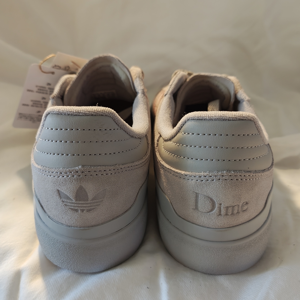 Adidas X Dime Buzenitz Men's Pink and Gray Skateboard Sneakers - Picture 4 of 6